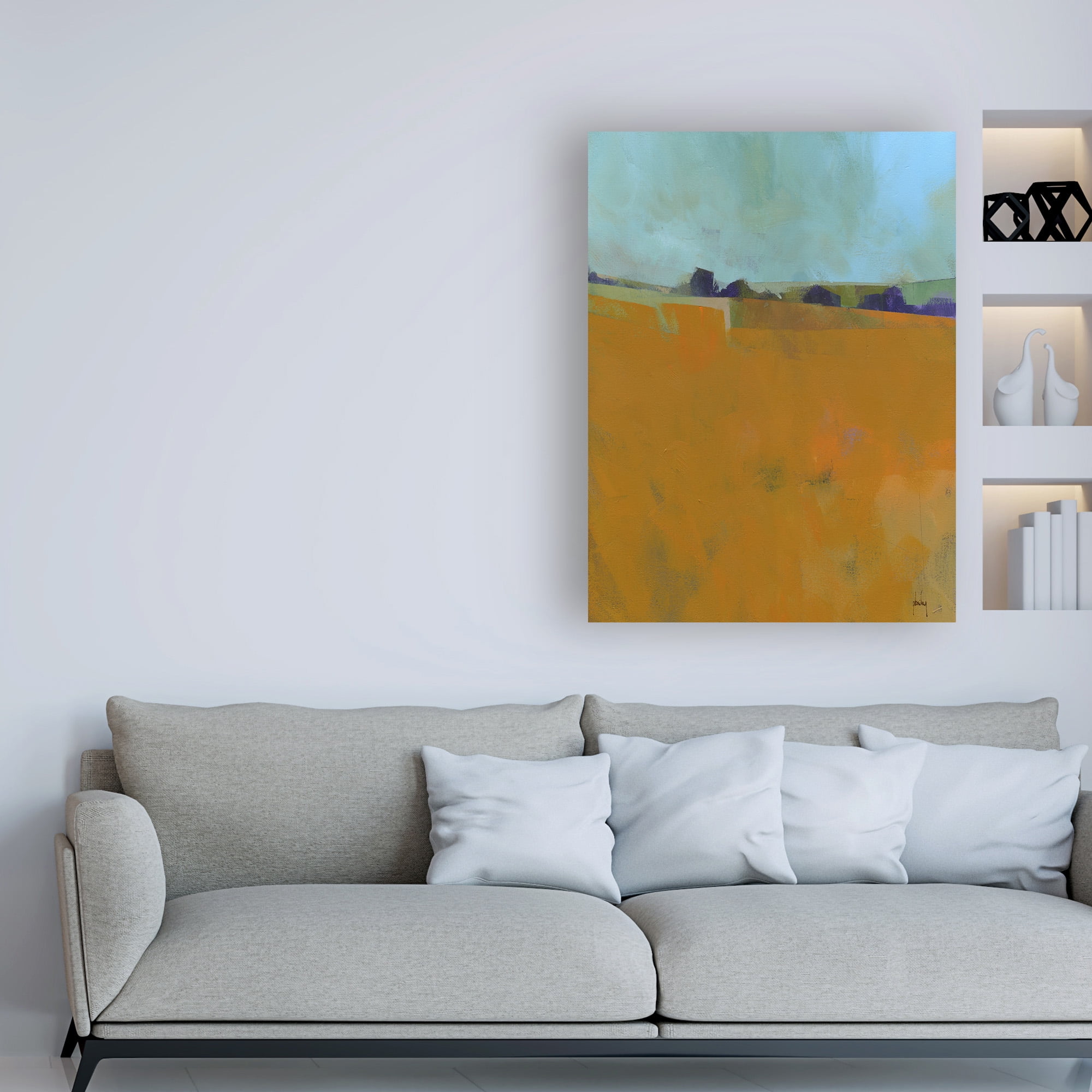 Trademark Fine Art 'August Fields' Canvas Art by Paul Baile