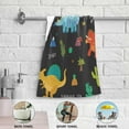 thumbnail image 6 of GZHJMY Dinosaur Soft Hand Towels, 2 Pcs Absorbent Bath Towel Decorative Fingertip Towels for Bathroom Gym Spa Hotel Beach Swimming Pool,14.4"x 28.3", 6 of 7