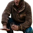 thumbnail image 1 of Hombres Teddy Bear Fleece Jersey Sudadera Jumper Tops, 1 of 4