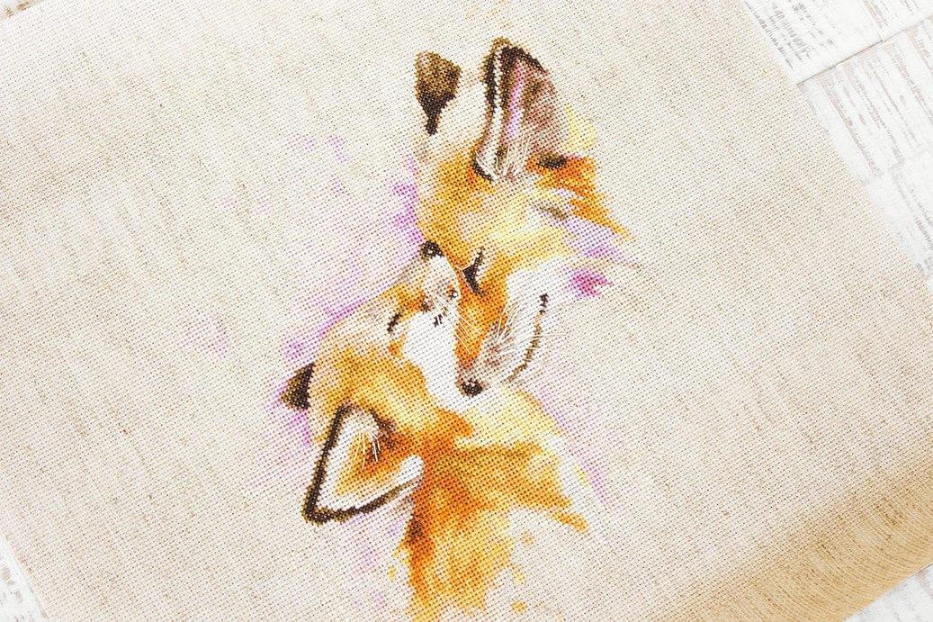 Luca-S The Foxes Counted Cross-Stitch Kit
