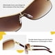thumbnail image 4 of Gafas de sol OPTOFENDY Y2K Brown sin montura Chain-Link, 4 of 7