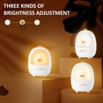 thumbnail image 3 of Luz de noche para niños, 3 colores, regulable, para habitación de bebé, guardería, recargable por USB, con forma de cerdito., 3 of 5