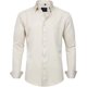 thumbnail image 1 of J.VER Camisas de vestir para hombre, camisa formal de manga larga, elástica, sin arrugas, informal, con botones, 1 of 4