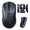 Black&Tape, variant on ATTACK SHARK F1 AIR Wireless Gaming Mouse, PAW3955MAX, Nordic 54L15 Chip, 60K DPI, Ultra Light 39g, Dual 8K Hz Polling, 100M Clicks, BT/2.4G/Wired Mice for Esports & Pro Gamers (White/Black)