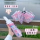thumbnail image 3 of Sanrio melody children's umbrella transparent long handle folding automatic girls primary school students first grade kulomi, 3 of 5