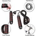 thumbnail image 6 of Adjustable Jump Rope for Workout, Fitness Jump Rope for Men Women and Kids, Speed Jumping Rope for Exercise (Red), 6 of 6