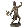 thumbnail image 2 of Shango Chango and Obba Couple - God and Goddess Yoruba African Sculpture Statue Of Fire, Thunder, Lightening And War - Ethnic Collectibles Sculpture - Cold Cast Bronze, 2 of 3