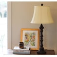thumbnail image 3 of 14" Antique White Altered Bell Monay Shantung Lampshade, 3 of 3
