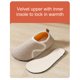 thumbnail image 2 of Zapatillas de Piel Esponjosa Zapatos para Caminar Unisex Ajustable para Hombres Mujeres (40-41) Beige Wdftyju Tenis De Mujer Tenis De Hombre, 2 of 5