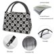 thumbnail image 4 of Fotbe White Sunflowers Bolsa Térmica Portátil con Estampado, Bolsa de Entrega de Alimentos Aislada, Bolsa Reutilizable de Gran Capacidad para Comidas y Supermercado, 4 of 6