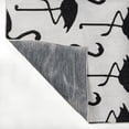 thumbnail image 2 of JONATHAN Y TUSCAN SUN 2 x 8 Runner Rug, Liana Coastal Flamingos Two-Tone - White/Black, TSN401D-28, 2 of 6