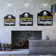 thumbnail image 2 of Don't Touch Tools Or Daughter 10” x 10” Sign | Indoor/Outdoor Plastic | SignMission Designer Parent Dad Warning Novelty Gift Funny Joke Gag Road Garage, 2 of 4