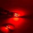 thumbnail image 4 of Alla Lighting CAN-BUS Error Free Super Bright T10 Wedge 194 168 2825 175 W5W LED Bulbs - High Power 3030 SMD LED Light Bulbs Lamp Replacement (Pure Red), 4 of 8