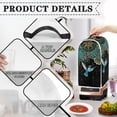 thumbnail image 4 of HELLHERO Food Processor Cover 1pc Dust Cover Polyester Fitted for Kitchen Home Multifunctional, Hummingbird with Mandala Ornament, 4 of 6