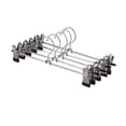 thumbnail image 2 of Perchas de metal para pantalones/faldas, perchas antideslizantes fuertes para ropa con 2 Clips ajustables para pantalones, vaqueros, toallas, perchas con Clip, color negro, 10 Uds., 2 of 5