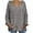 Gray Plus Size Shirts, variant on Plus Size Sweaters for Women Long Sleeve Cable Knit Fall Sweater Classic Hooded Shirts Loose Fit V-Neck Pullover Winter Tops ,S-3XL
