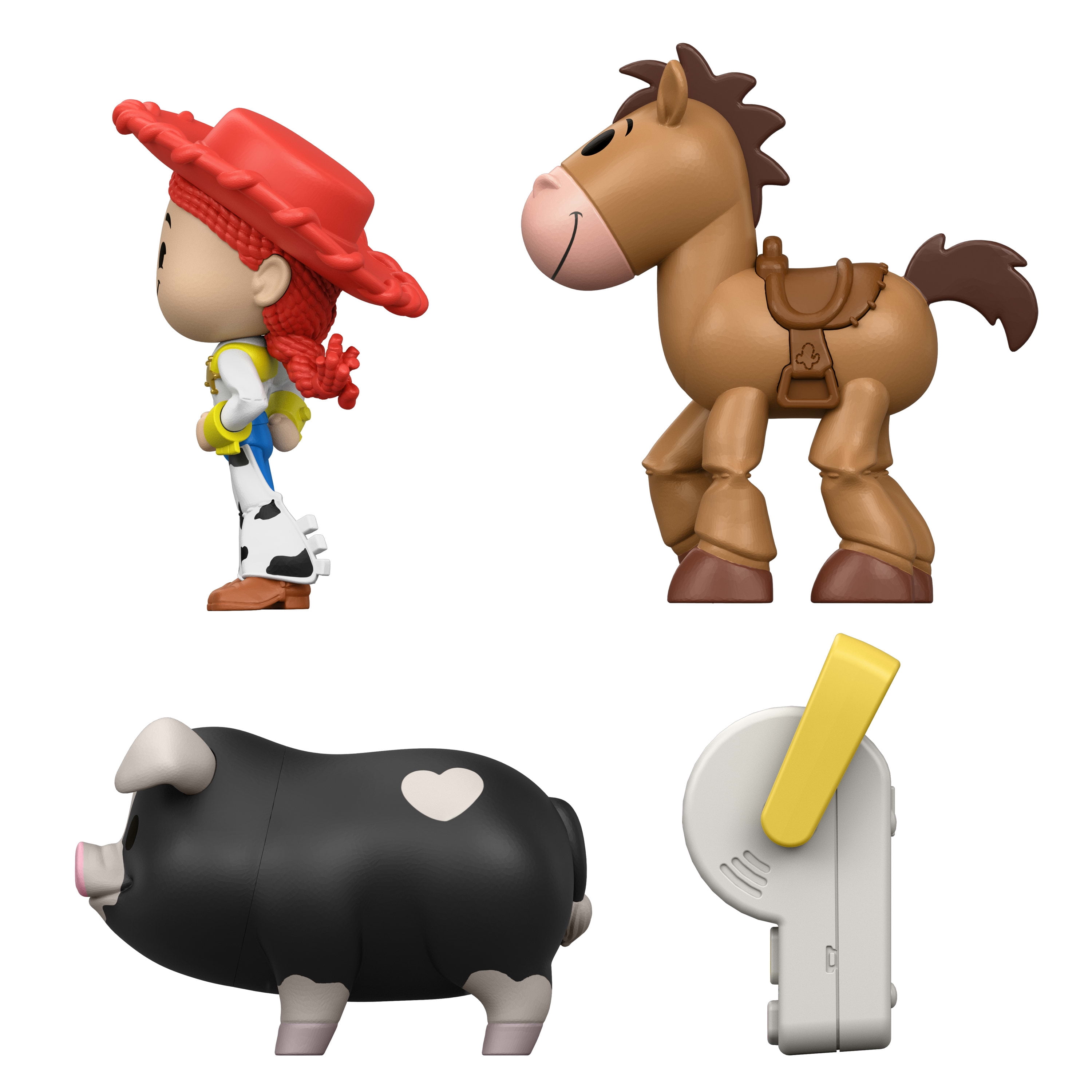 Disney and Pixar Toy Story 5 Small Stars Blaze’s Family Ranch Surprise Stylized Mini Figures 4 Pack