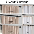 thumbnail image 5 of Half Price Drapes Signature Rosey Dawn Velvet Blackout Curtains For Bedroom(1 Panel), 50WX 84L, 5 of 11
