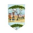 thumbnail image 5 of Wukai African Women Print Garden Flag 12.5x18 Inch Double Sided Sun-resistant Rain-resistant, Wrinkle-resistant Colorfast(Only Flag), 5 of 7