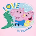 thumbnail image 3 of CafePress - Peppa Pig: Love My Big Brother Kids T Shirt - Light Classic Kids Graphic, Short Sleeve T-Shirt, Sizes XS-XL, 3 of 4