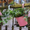 thumbnail image 4 of Shisuyan Small Iron Bucket White 4Pack 3.9X3.1in, 4 of 9