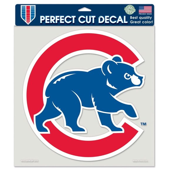 Chicago Cubs Decal 8x8 Die Cut Color