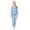 Blue, variant on JEFFRICO Womens Pajamas For Women Long Sleeve Pajamas Set Sleepwear Soft Pajamas
