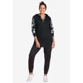 thumbnail image 6 of Woman Within Plus Size Embroidered Hoodie Sweatshirt, 6 of 6