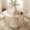 White Oak, variant on WAMPAT 43" Round Dining Table With Pedestal Base, Oak Brown