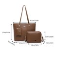 thumbnail image 3 of Women's Wallet 3pcs Handbag Set Crossbody Bag Purse Shoulder Bags Spacious PU Leather Handbag for Everyday Use, 3 of 9