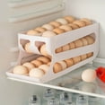 thumbnail image 4 of XYRSRUW Egg Dispenser, Automatic Rolling Egg Organizer with Space-Saving Design, Refrigerator Egg Storage Rack for Efficient Freshness, Sliding Tray for Easy Access and Retrieval, 4 of 9