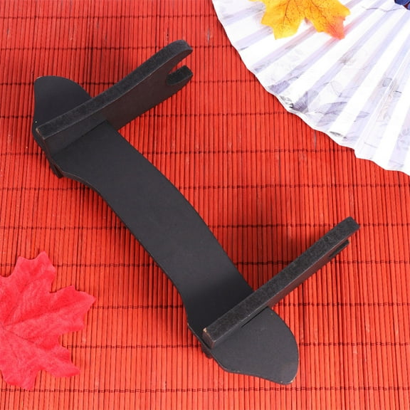 LULULION 2pcs Display Bracket Rack Wood Holder for Sword Display Black