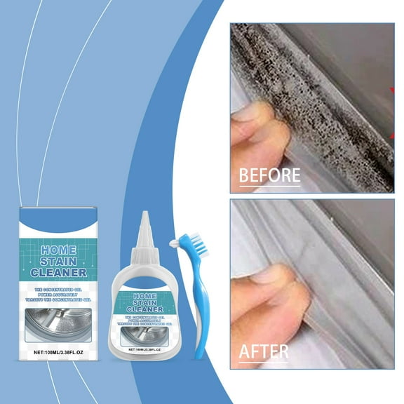 Mold & Mildew Remover Bathroom Cleaner Gel - Mold Remover for Washing Machine Cleaner, Shower Tile & Grout Whitener