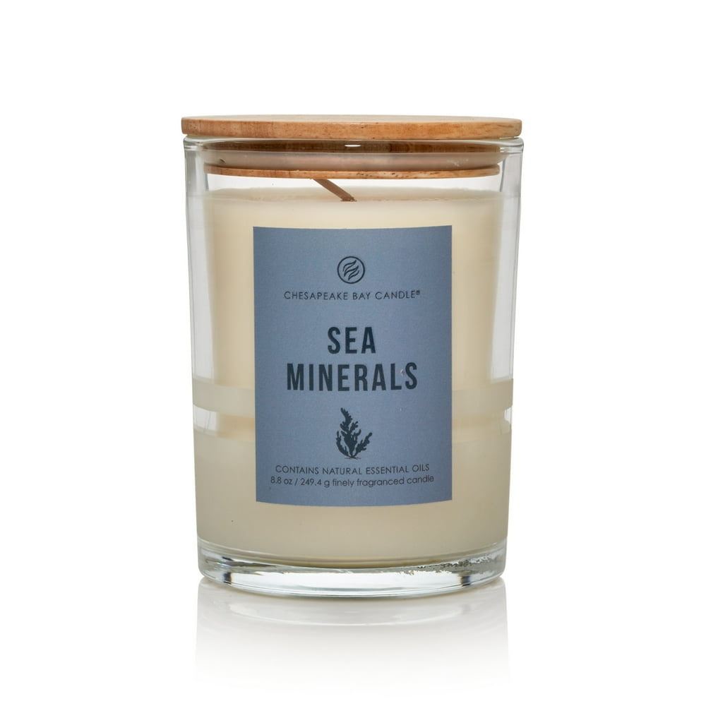 Chesapeake Bay Candle Minimalist Collection Sea Minerals 8oz Half