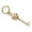 Gold-color, variant on Yammee Metal Heart Lock Keychain For Couples Anniversary Gift Love Keepsakes Accessory