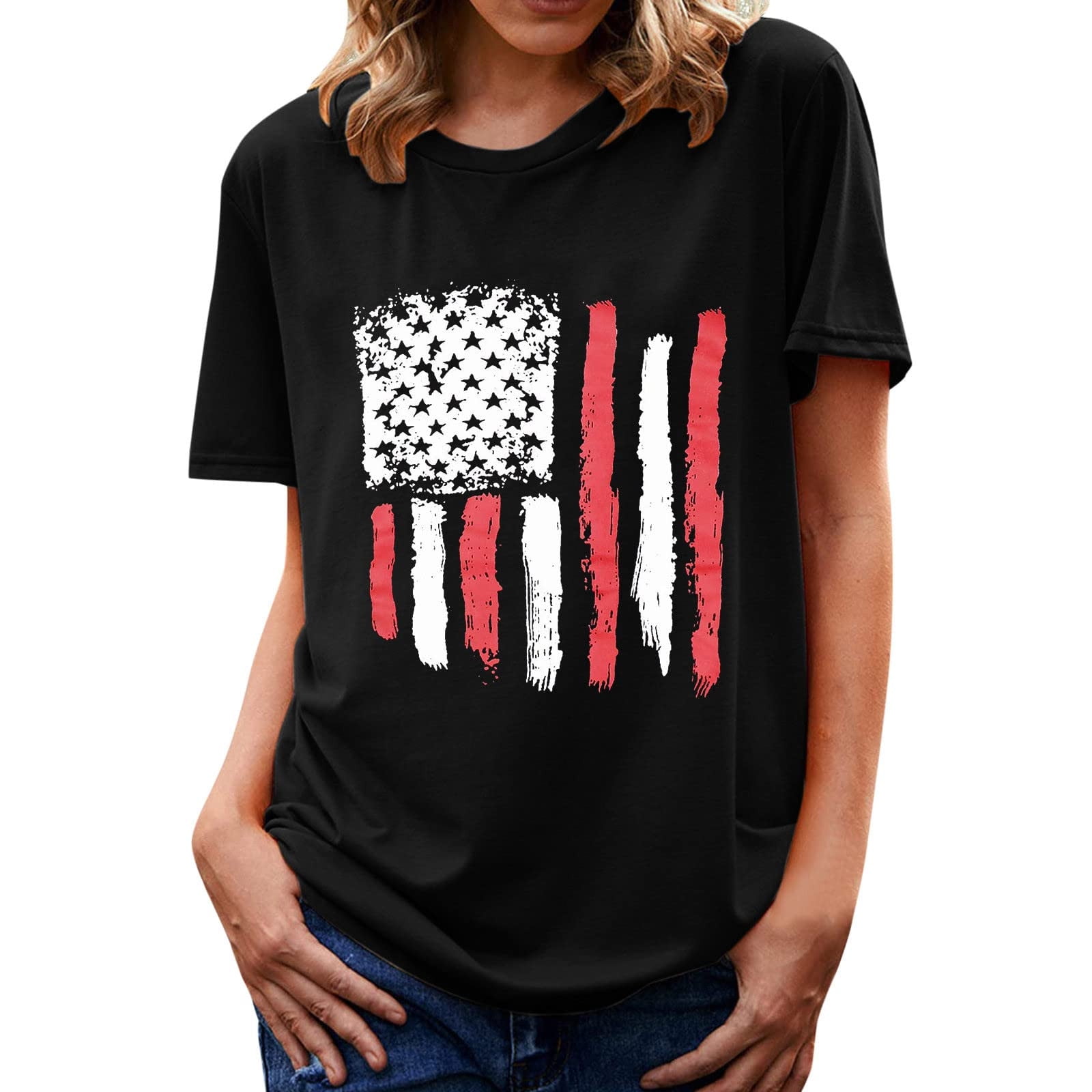 WJHWSX Tops For Women Casual Summer 