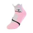 thumbnail image 6 of Women's 6 Pairs of Cute Picot Animal Printed Anklet Cozy Plush Soft Slipper Socks, 6 of 8