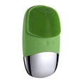 thumbnail image 1 of Mini portátil eléctrico limpieza facial cepillo masajeador de silicona herramienta 5 engranajes ajustable cara lavado poro removedor casero viajar verde Advancent CE005081-04B, 1 of 7