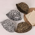 thumbnail image 3 of Summer Baby Boys Girls Bucket Hat, Toddler Leopard and Tree Patterns Print Outdoor Fisherman Cap Sun Headwear, 3 of 7