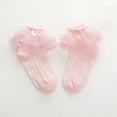 thumbnail image 1 of New Spring Summer Kids Baby Girls Lace Ruffle Frilly Ankle Socks Princess Short Tutu Cotton Socks for toddler children, 1 of 4