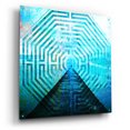 thumbnail image 2 of Epic Art 'Labyrinth' by Elena Ray, Acrylic Glass Wall Art, 36"x36", 2 of 8