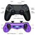 thumbnail image 2 of 2 Pack Gaming Controller for P4/Slim/Pro & PC, Wireless Controller with Dual Vibration & 6-Asix Gyro Motion Control - Black & Purple, 2 of 5