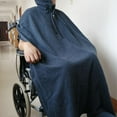 thumbnail image 4 of Gorra para Silla de Ruedas Ponchos Protección Universal de La Parte Posterior de La Pierna para - Púrpura azul hombre Hombre azul violáceo Baoblaze manta para silla de ruedas, 4 of 8