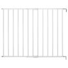 5150 Stairway Swing & Lock Gate, White Metal, 24.5 x 42 x 30-In. - Quantity 1