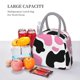thumbnail image 5 of Fotbe Cow Spots Bolsa de Almuerzo con Estampado, Lonchera Aislada, Contenedor de Comida Reutilizable Tipo Cooler a Prueba de Fugas, 5 of 6