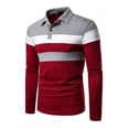 thumbnail image 3 of Playera Hombre Tipo Polo Manga Larga Moda Franjas, 3 of 7