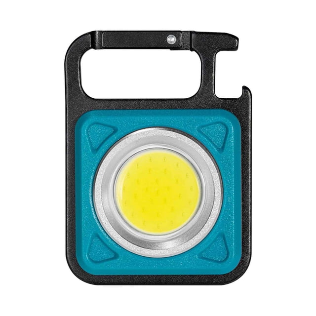 EGNMCR Camping & Randonnée Porte-Clés Portable à LED Rechargeable pour Camping d'Urgence en Plein Air Course Randonnée Fournitures Lumière de Travail