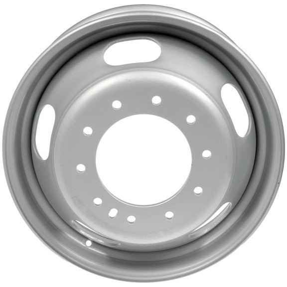 Dorman 939-163 Steel 19.5" Wheel Rim 19.5 x 6-inch 10-Lug Silver, for Specific Dodge / Ram Models