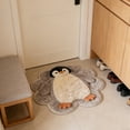 thumbnail image 6 of CaiYueKe Penguin Shaped Rug Soft Floor Mat Plush Nursery Carpet Playroom Decor Room Cute Animal Themed Non Slip Area Rug for Bedroom Living Room Cozy Comfortable Washable Gift Idea, 6 of 7