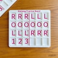 thumbnail image 3 of Pink Portable Mahjong Practice Board With 24 Slots For Charleston Training Lovers, 3 of 6